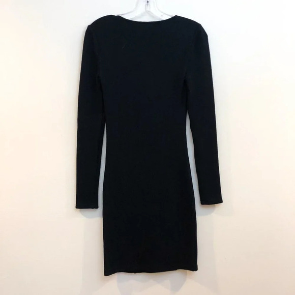 Jonathan Simkhai Standard Pia Bustier Underwire Zip Front Black Mini Dress S NWT - Picture 9 of 10